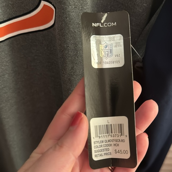 Chicago Bears NFL Team Apparel Performance Hooded Shirt Size Men's Large - Picture 4 of 4